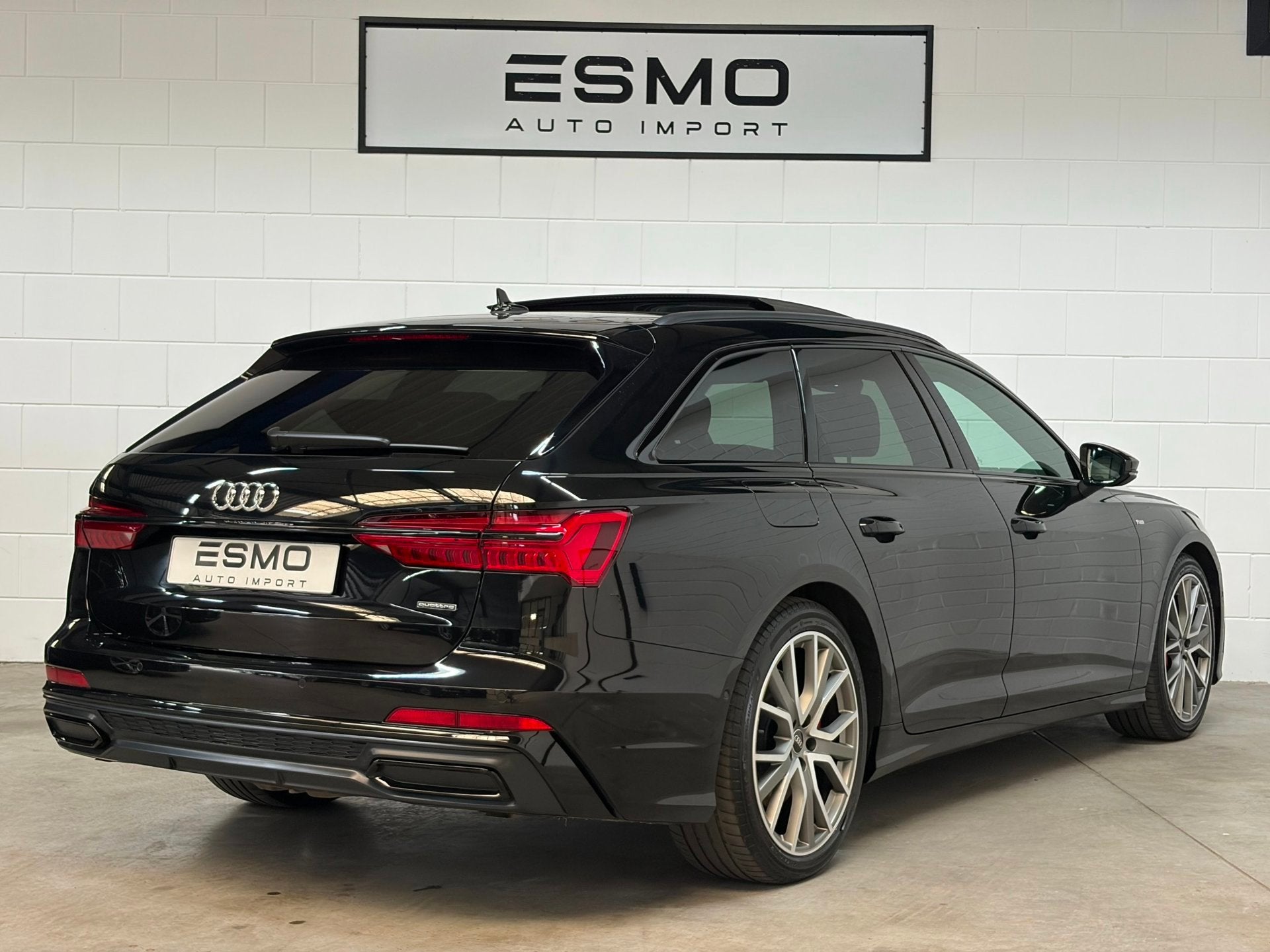 Audi A6 Avant 55 TFSI e quattro Pro Line S Competition Panor, Auto's, Automaat, Gebruikt, Zwart, 4 cilinders