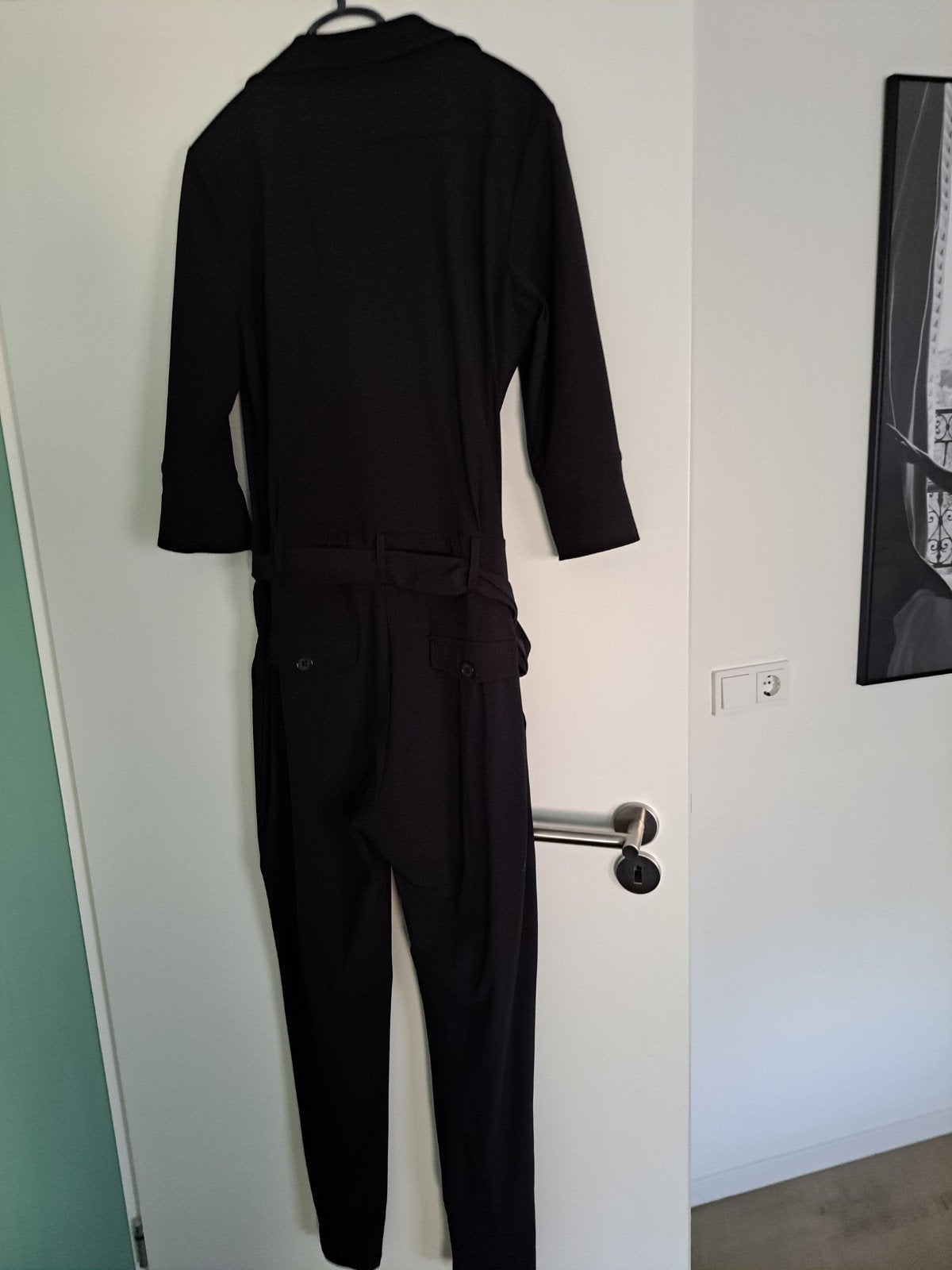 Mi Piace Jumpsuit van travelstof - Maat M, Kleding | Dames, Maat 38/40 (M), Mi Piace, Zwart, Ophalen of Verzenden