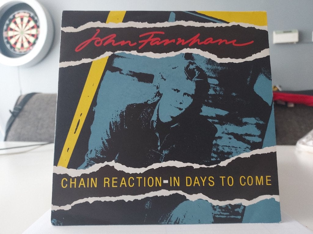 7" Single John Farnham - Chain Reaction / In Days To Come, Gebruikt, 7 inch, Ophalen of Verzenden, Pop