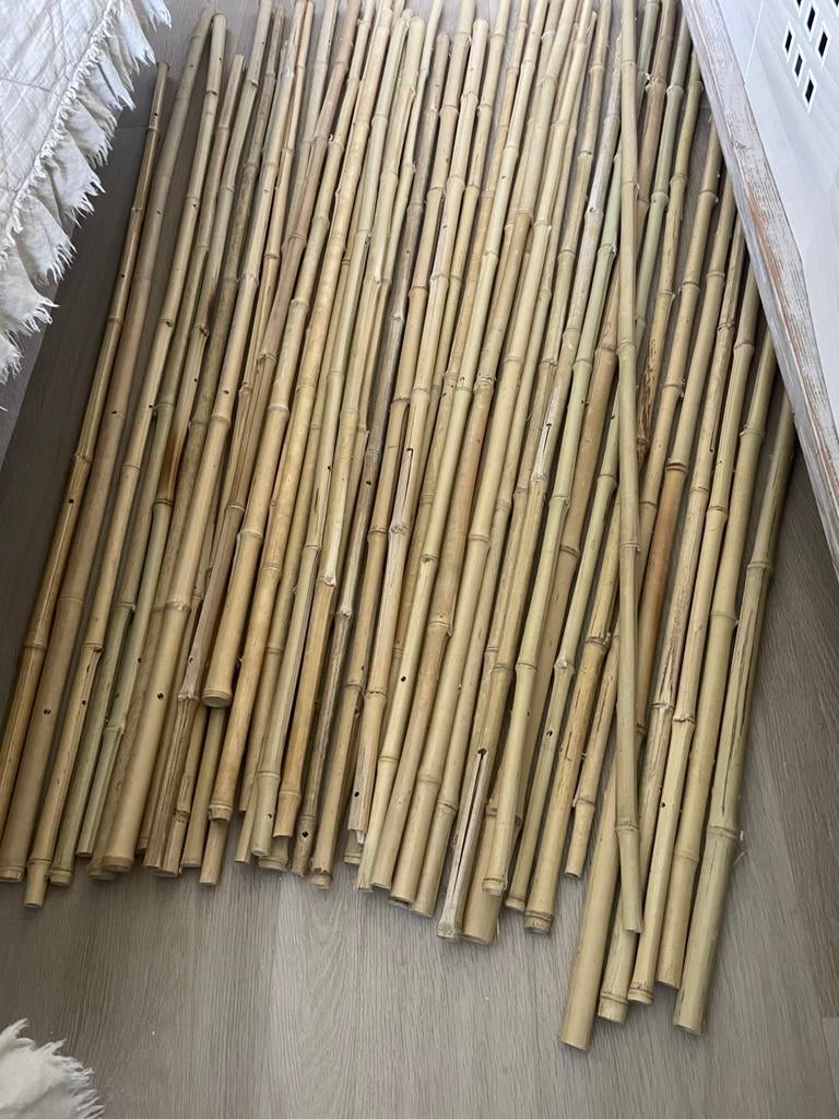 Bamboestokken, Ophalen of Verzenden, Zo goed als nieuw, 100 tot 150 cm