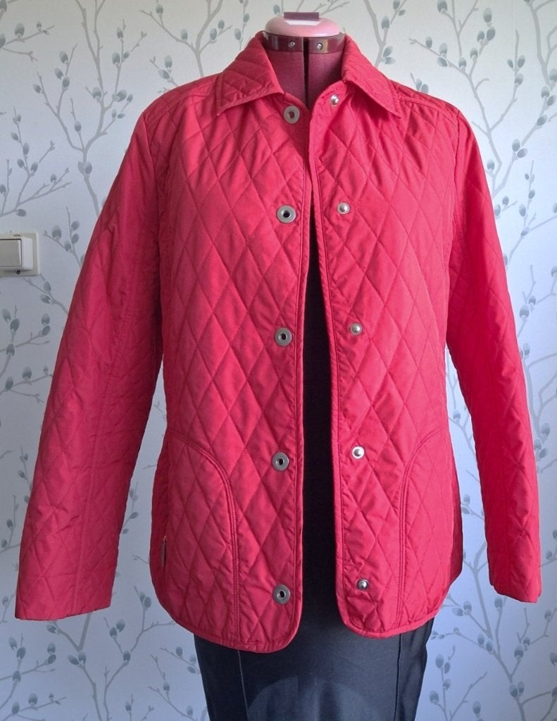 GERRY WEBER Rode Tussenjas Jas maat 42, Maat 42/44 (L), Ophalen of Verzenden, Zo goed als nieuw, Gerry weber