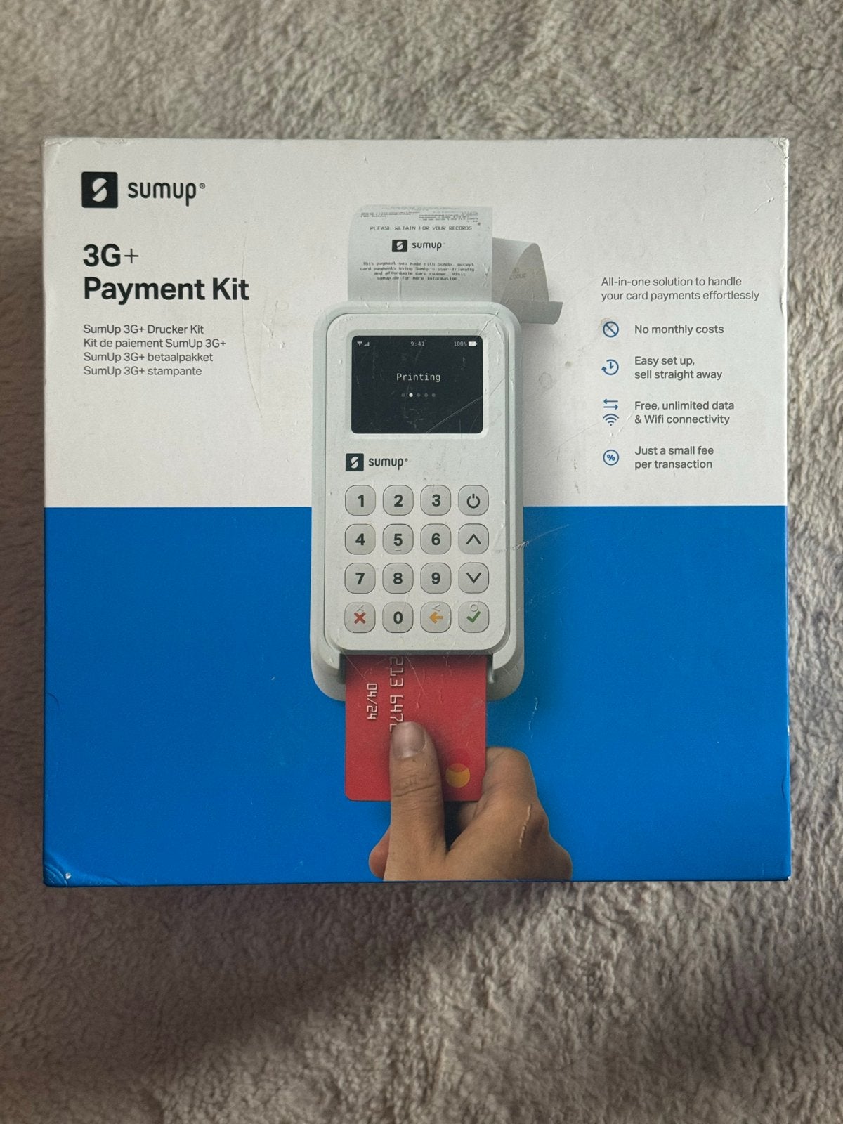NIEUW!! SumUp 3G+ Betaalpakket met Printer, Ophalen of Verzenden