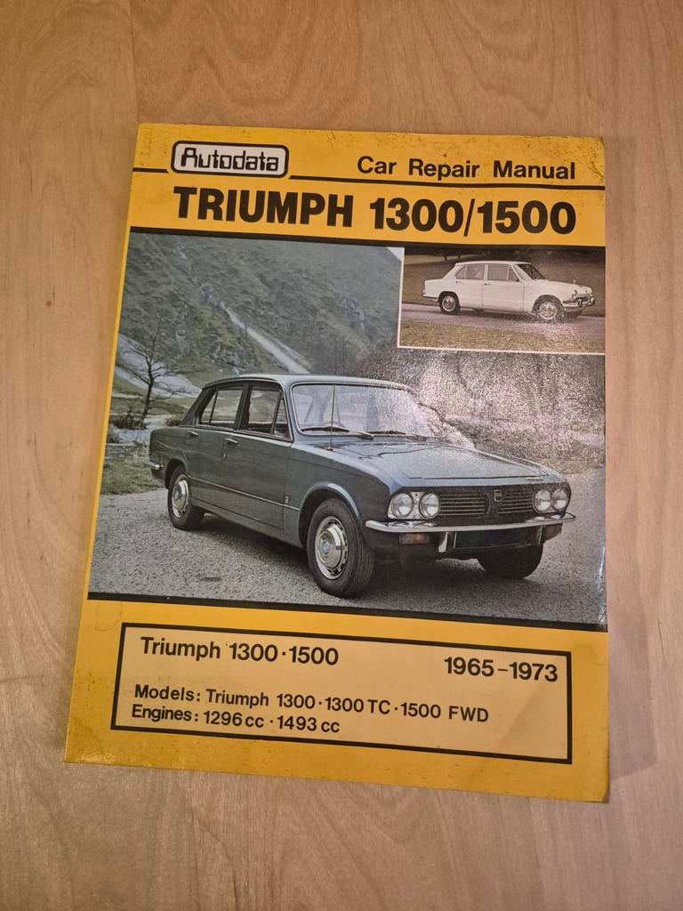 Autodata Car Repair Manual Triumph 1300/1500 (1965-1973), Ophalen of Verzenden