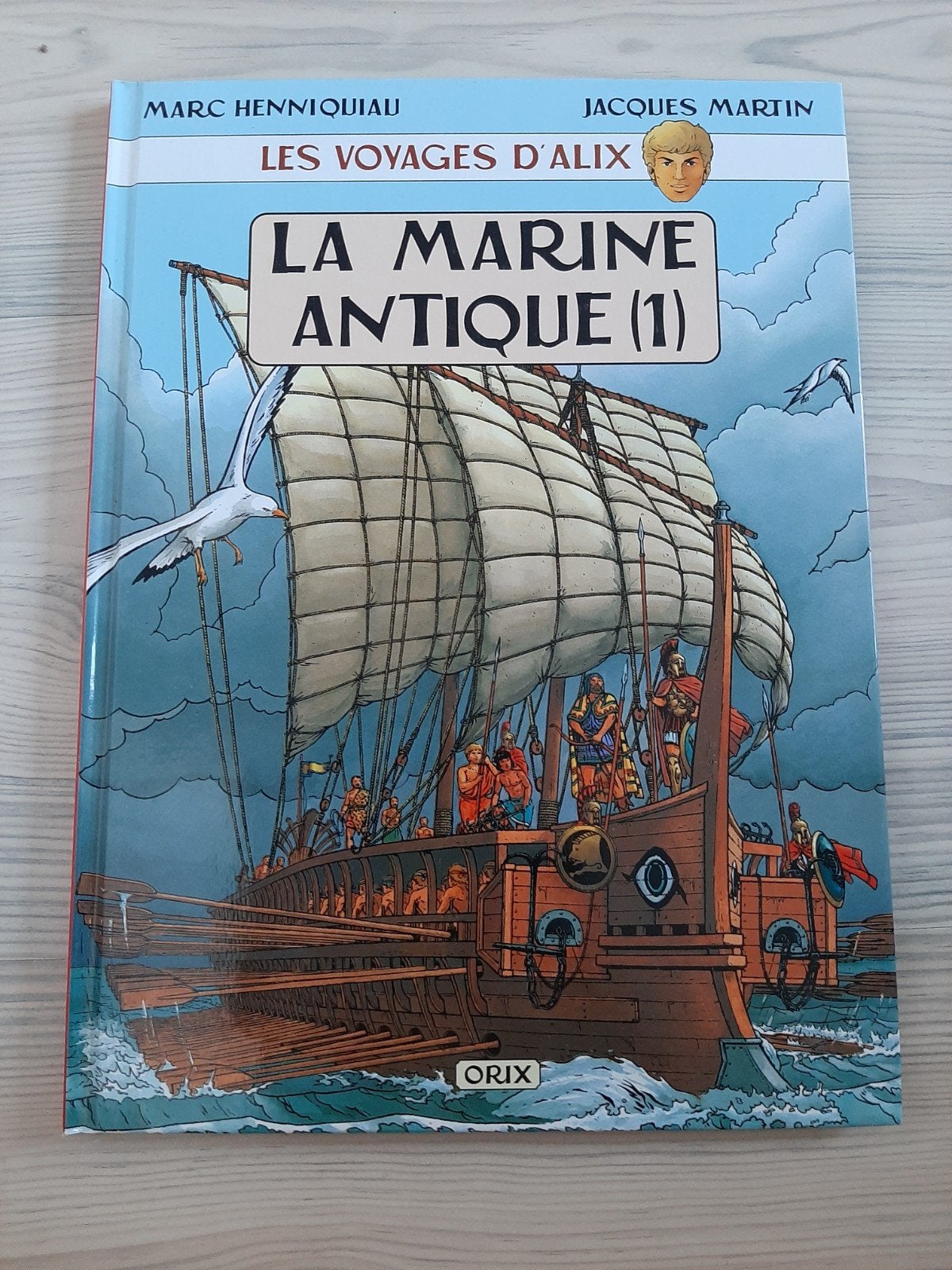 Les Voyages d'Alix - La Marine Antique (1) - Hardcover, Boeken, Eén stripboek, Ophalen of Verzenden, Zo goed als nieuw, Marc Henniquiau, Jacques Martin