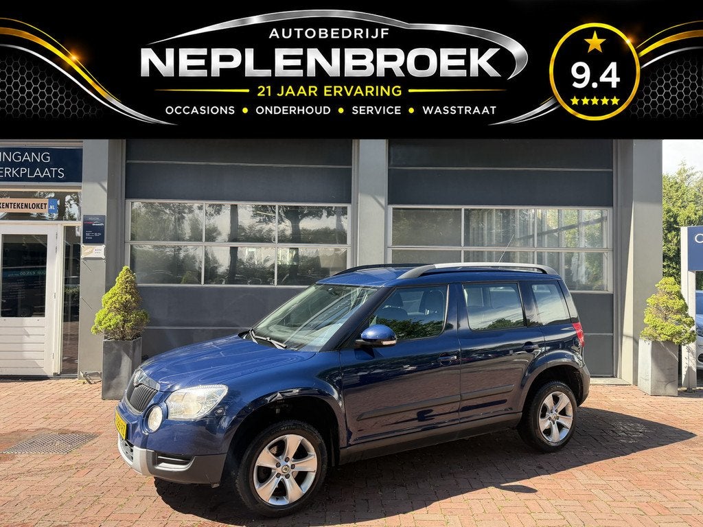 Skoda Yeti 1.2 TSI Active Bj 2010 Hoge zit Airco,Trekhaak,Cv, Auto's, Skoda, Voorwielaandrijving, Euro 5, Gebruikt, Zwart