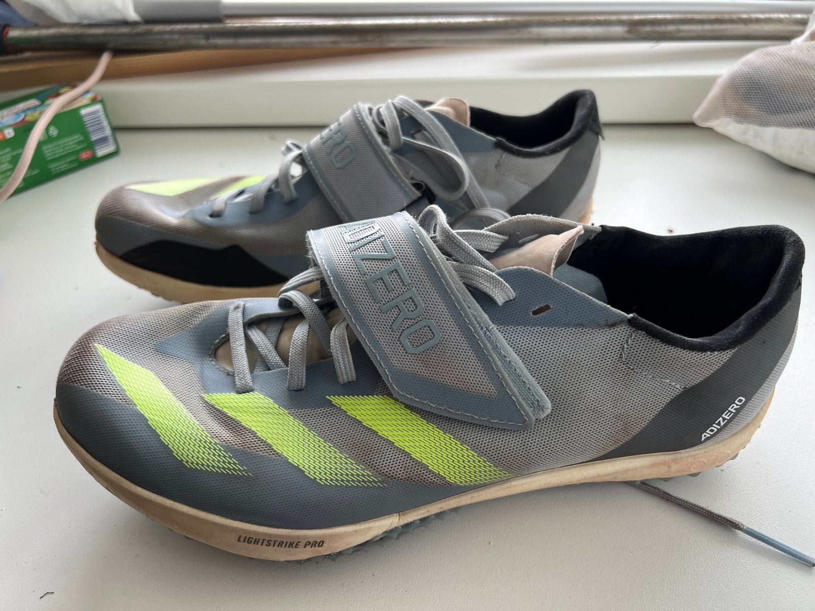 Adidas Adizero Hoogspring Spikes - Maat 41 1/3 (US 8), Sport en Fitness, Adidas, Gebruikt, Ophalen of Verzenden, Spikes