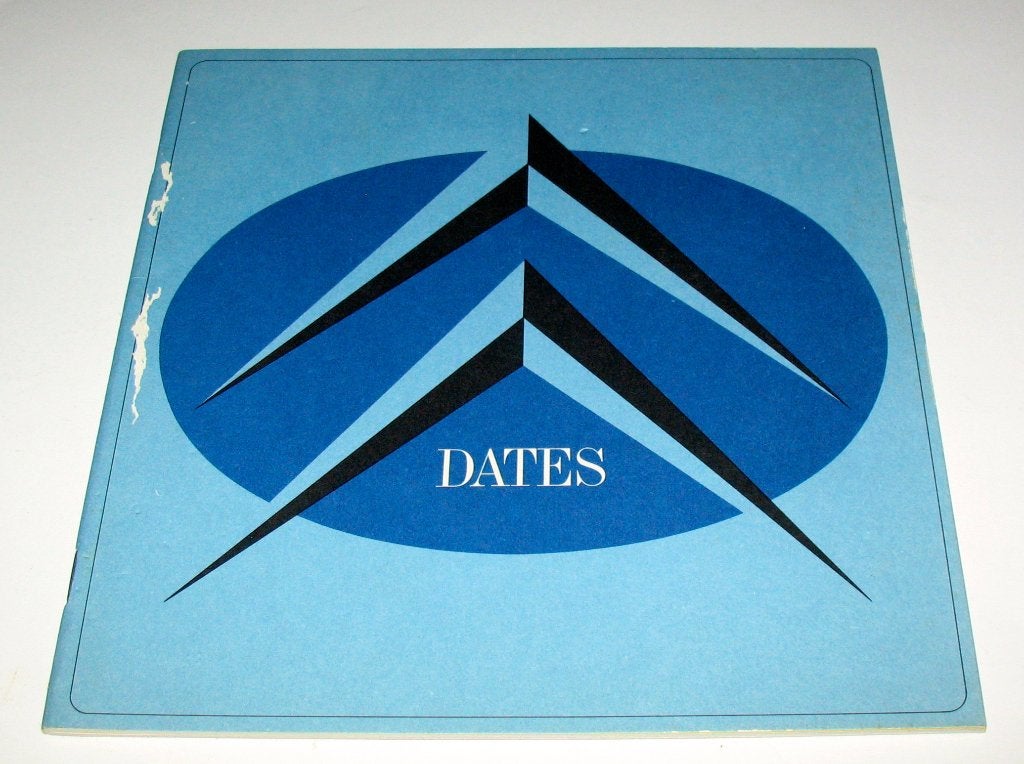 Folder Citroen Dates 1919 - 1963 in het frans citroën, Ophalen of Verzenden, Gelezen, Citroën, Citroën