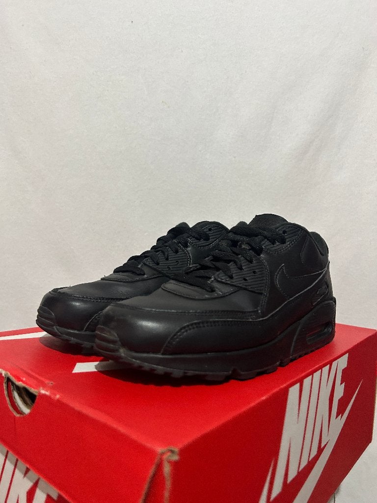 ALS NIEUW! Maat 42 - Nike Air Max 90 Leather Black, Kleding | Heren, Schoenen, Verzenden, Zwart, Nike, Nike
