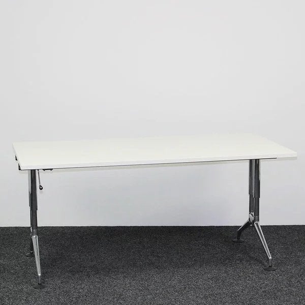Vitra Ad Hoc Bureau 160x80 – 3 stuks – Antonio Citterio, Ophalen, In hoogte verstelbaar, Zo goed als nieuw
