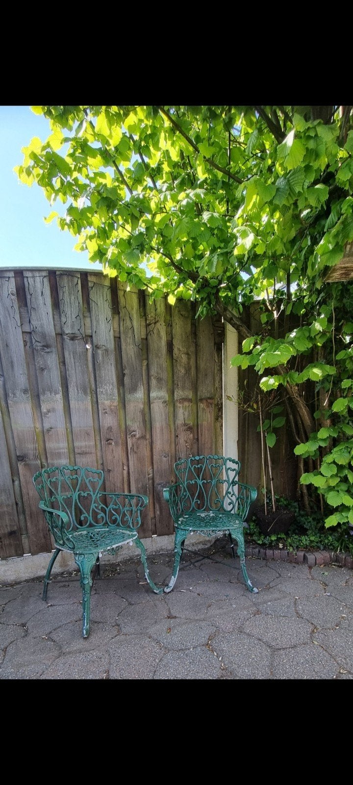Antiek brocante/vintage bistrostoeltjes, Ophalen