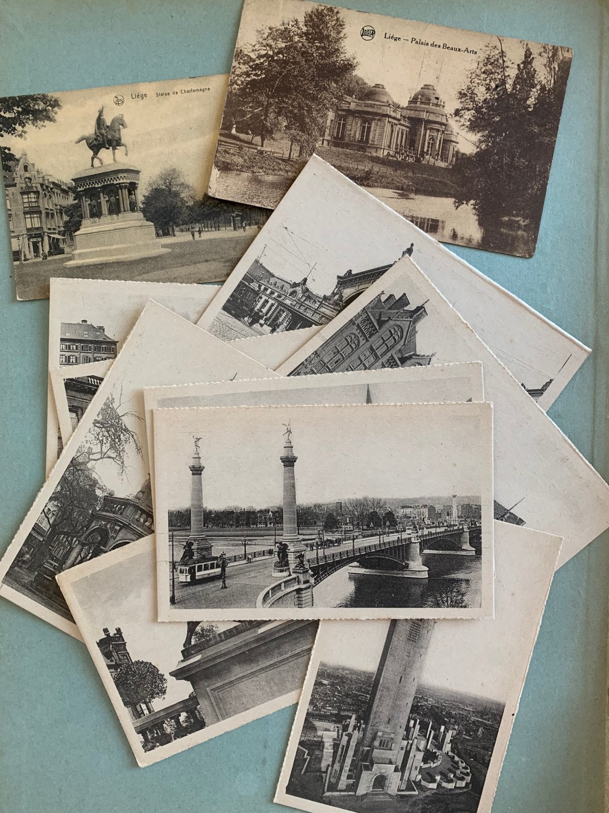 11 ansichtkaarten Luik - België, Ophalen of Verzenden, 1920 tot 1940, Ongelopen, België en Luxemburg