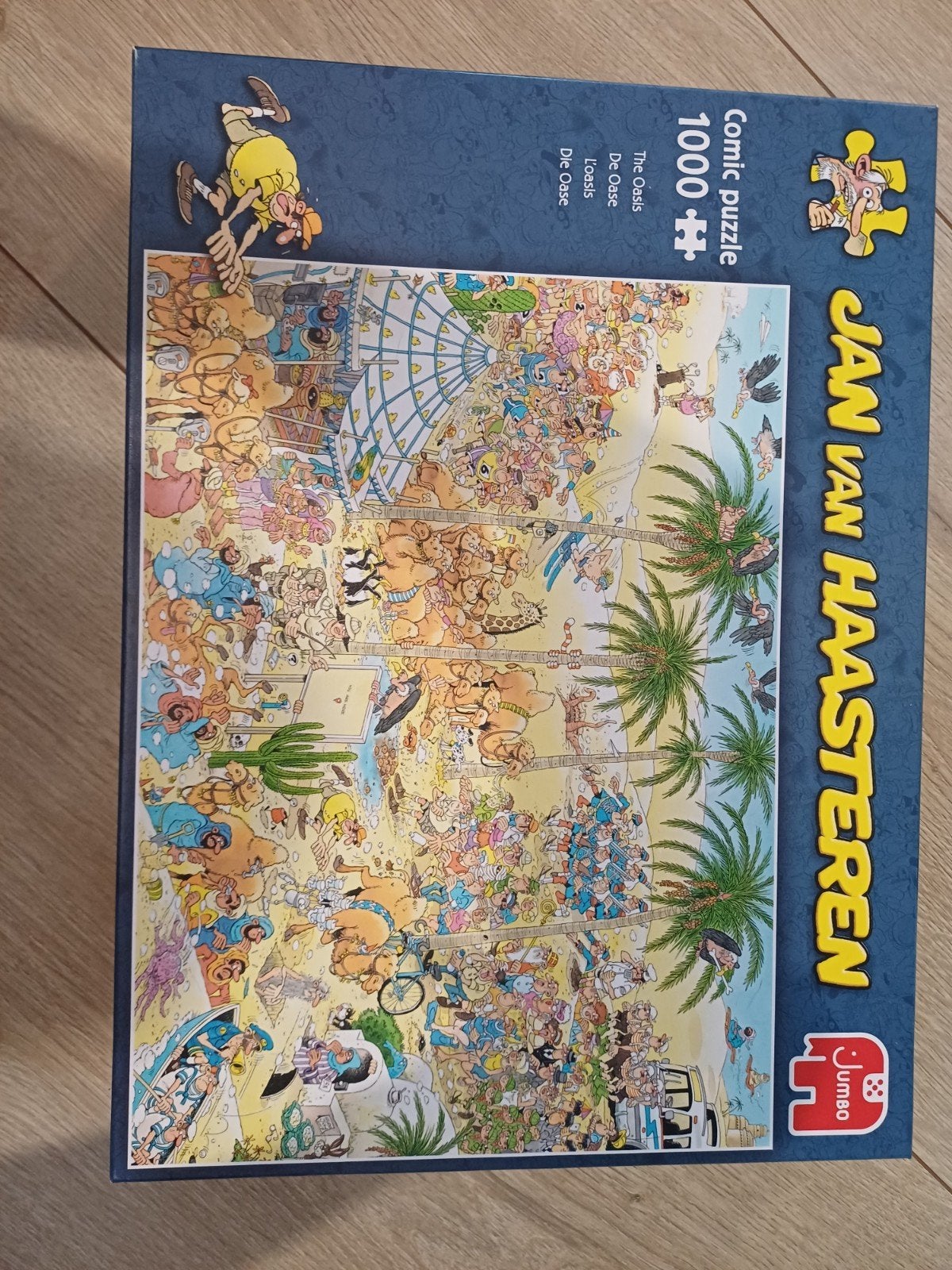 Jan van Haasteren de Oase, 1000 stukjes, compleet, Ophalen, 500 t/m 1500 stukjes, Zo goed als nieuw, Legpuzzel