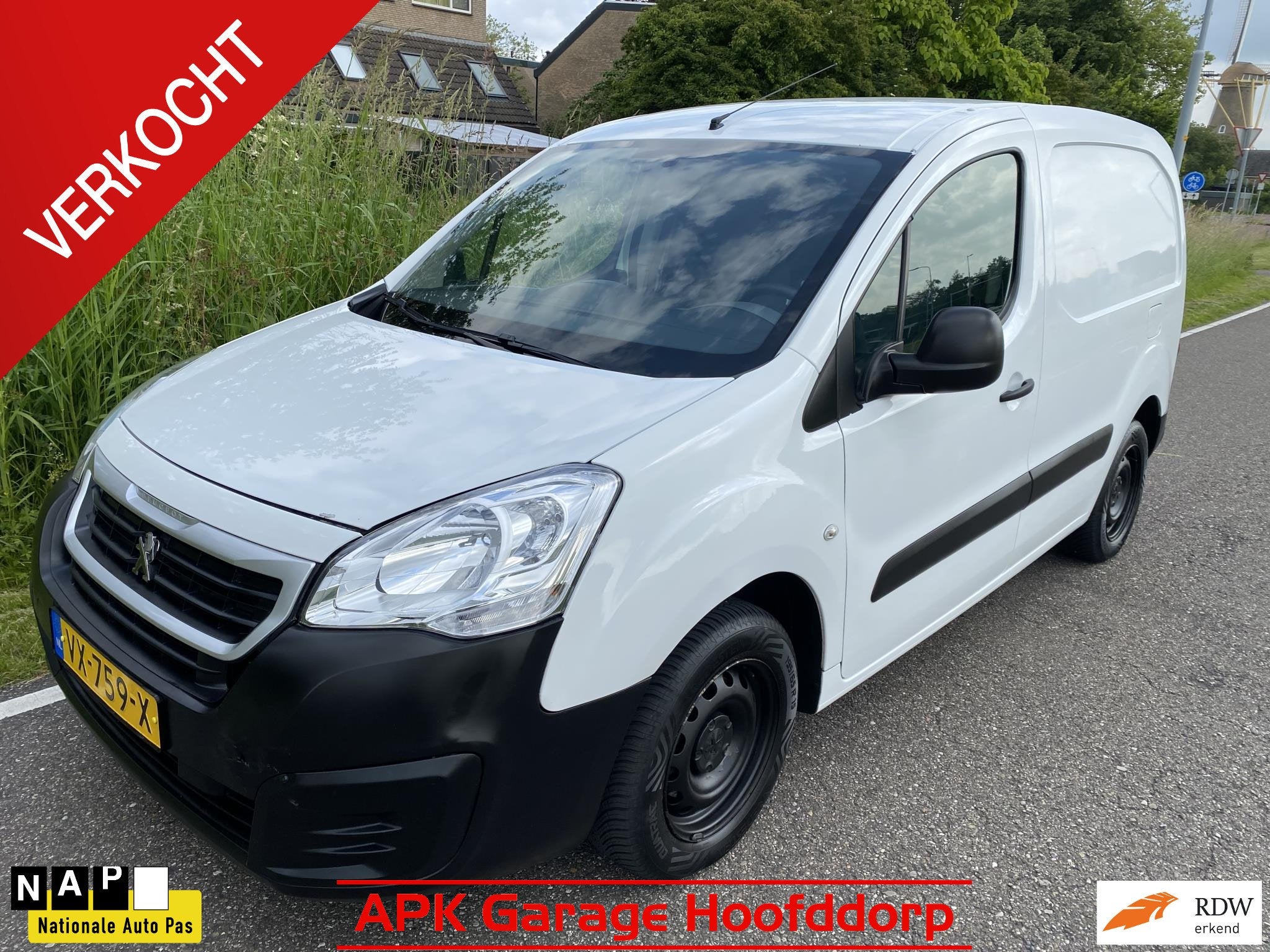 Peugeot Partner 122 1.6 HDi 90 L1 XR KASTEN Inbouw, Voorwielaandrijving, Stof, Gebruikt, 680 kg