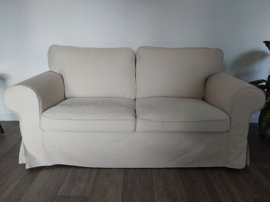 Bank en eventueel bijpassende fauteuil, Huis en Inrichting, Ophalen, Gebruikt, 150 tot 200 cm, Tweepersoons