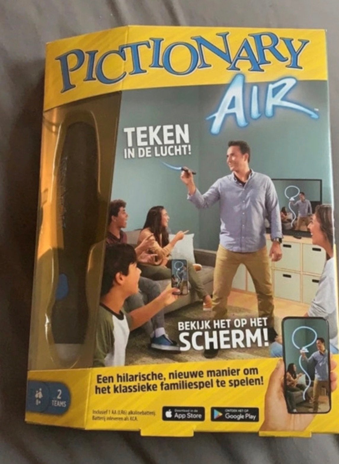 Pictionary Air - Teken in de lucht! Familiespel NIEUW, Een of twee spelers, Ophalen of Verzenden, Nieuw