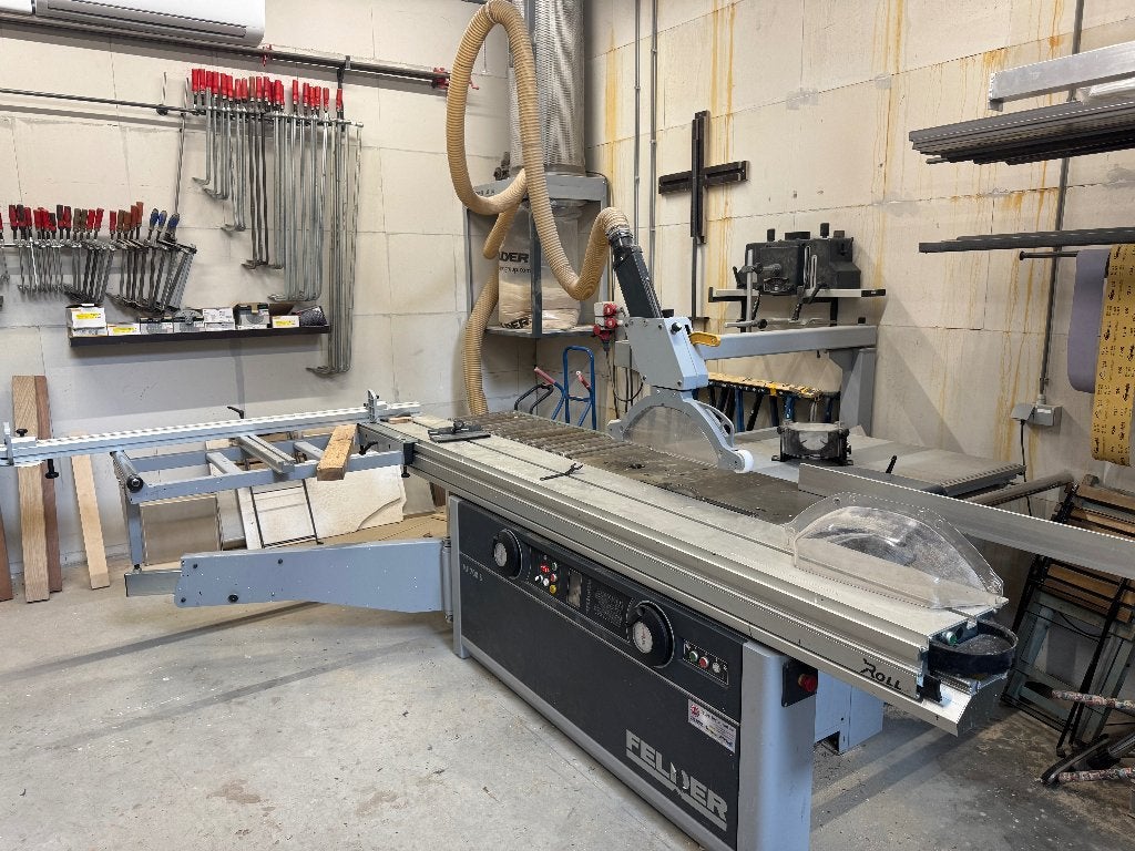 Felder KF 700 S formaatzaag-frees combinatie, Ophalen