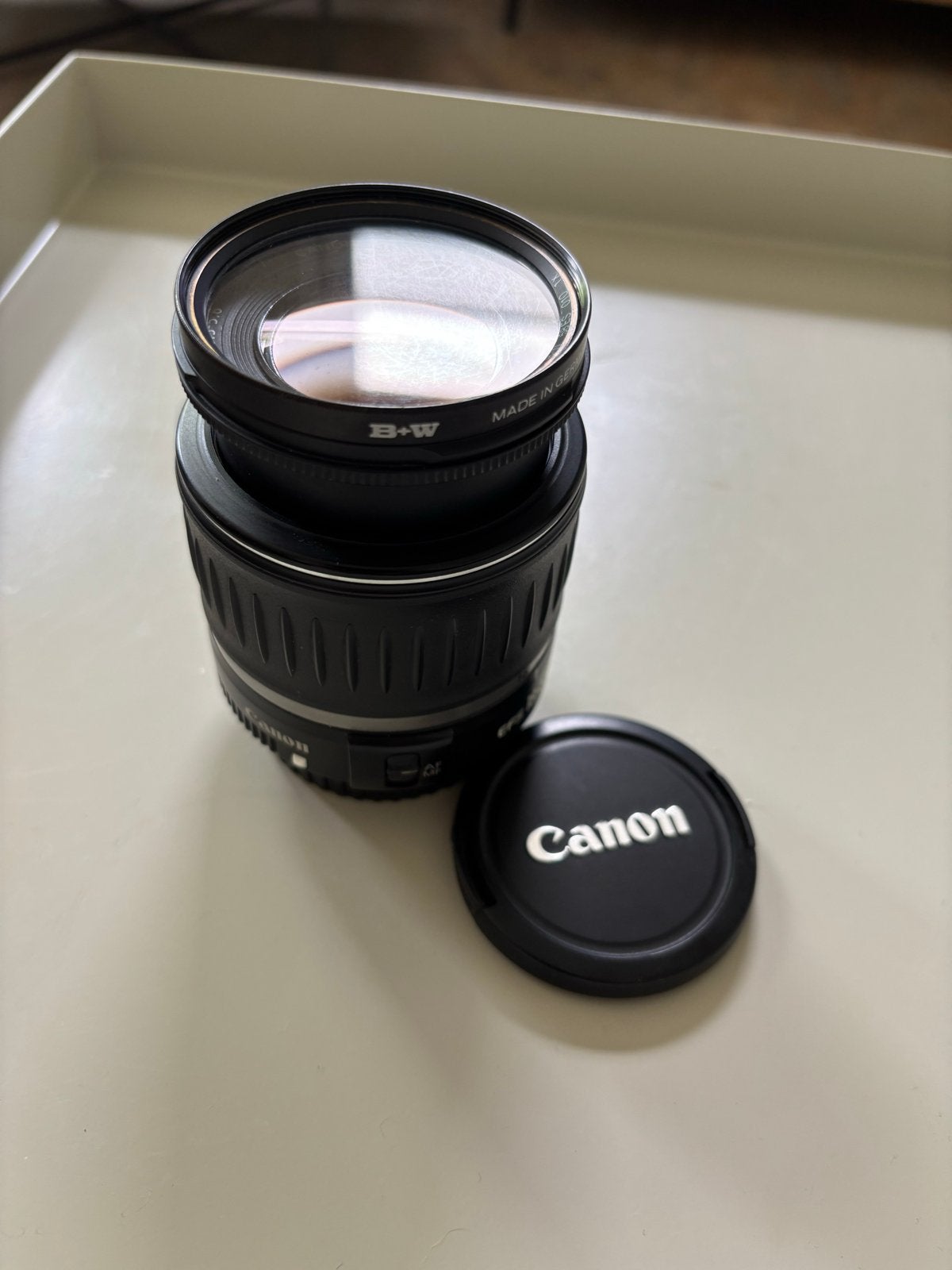 Canon EF-S 18-55mm f/3.5-5.6 IS II Lens met B+W filter, Audio, Tv en Foto, Fotografie | Lenzen en Objectieven, Gebruikt, Canon