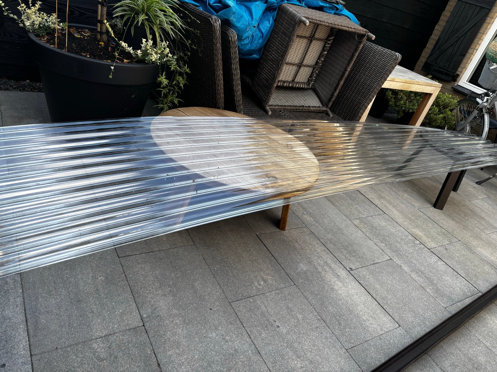 Nieuwe polycarbonaat golfplaat 4.5m, Doe-het-zelf en Verbouw, Ophalen of Verzenden, Nieuw, Overige materialen