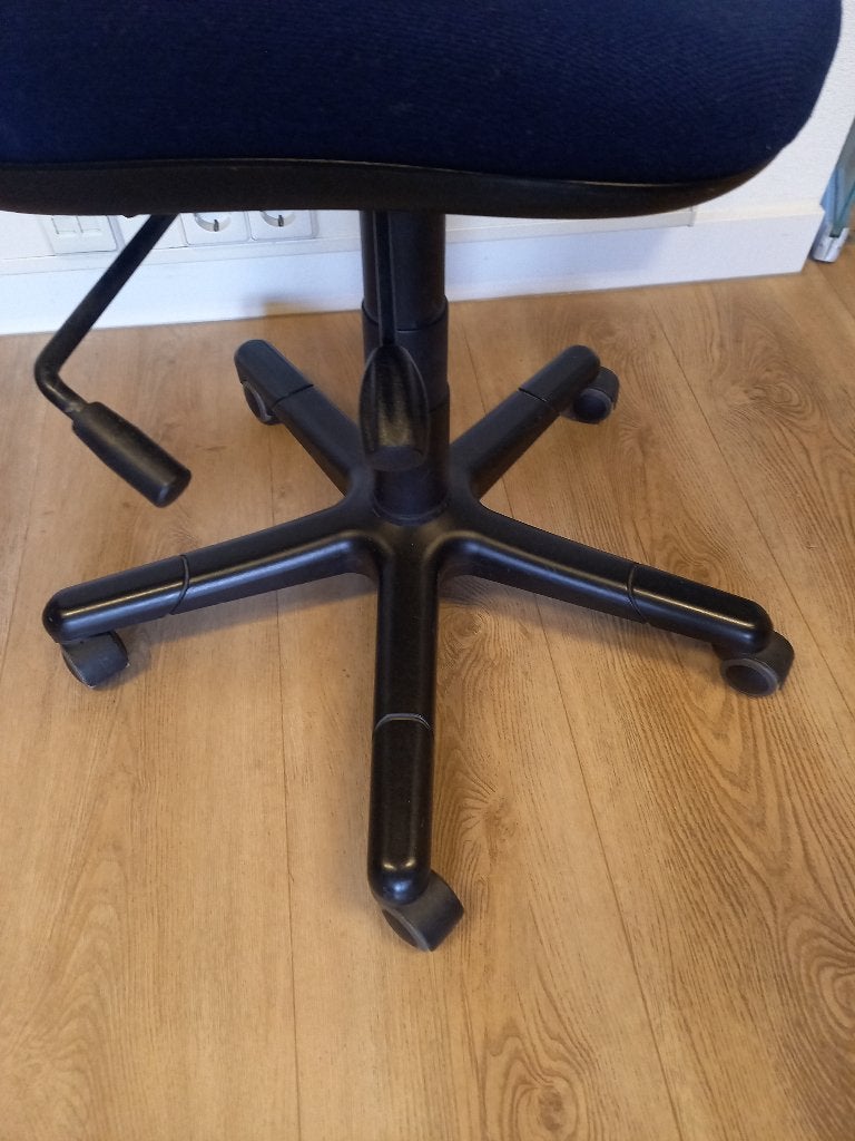 bureaustoelen, Ophalen, Gebruikt, Blauw, Bureaustoel