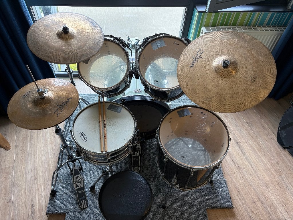 Tama Rockstar+Zildjian ZBT. Kan ook als low volume, Muziek en Instrumenten, Drumstellen en Slagwerk, Ophalen, Gebruikt, Tama