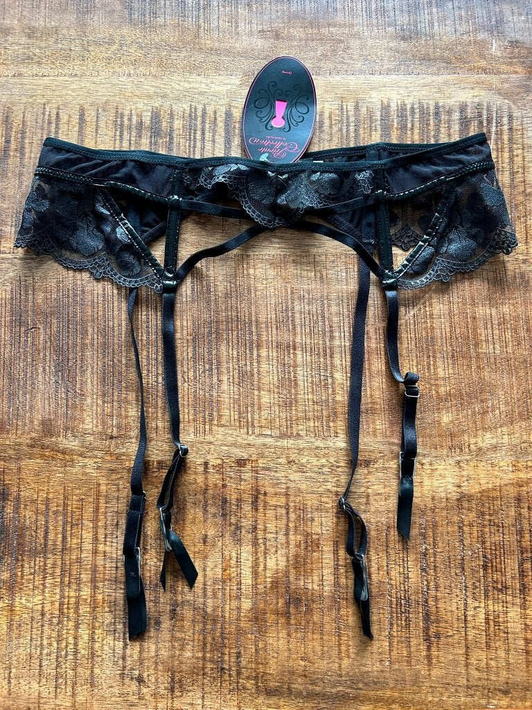 Hunkemöller Private Jitske Jarretels XL, Hunkemöller, Ophalen of Verzenden, Zwart, Overige typen