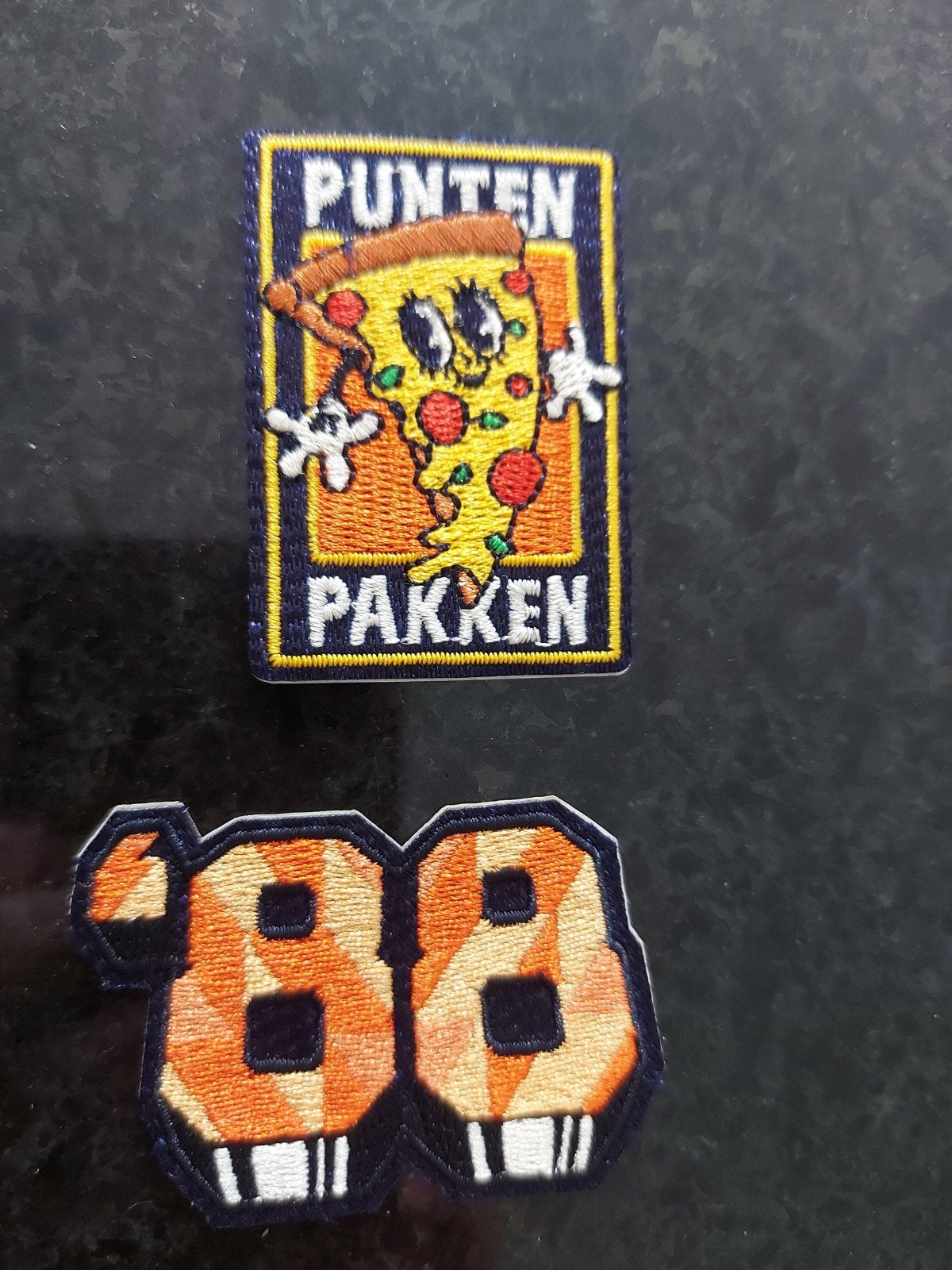 2Jumbo juichjack embleem Pizza - '88, Jumbo, Ophalen of Verzenden