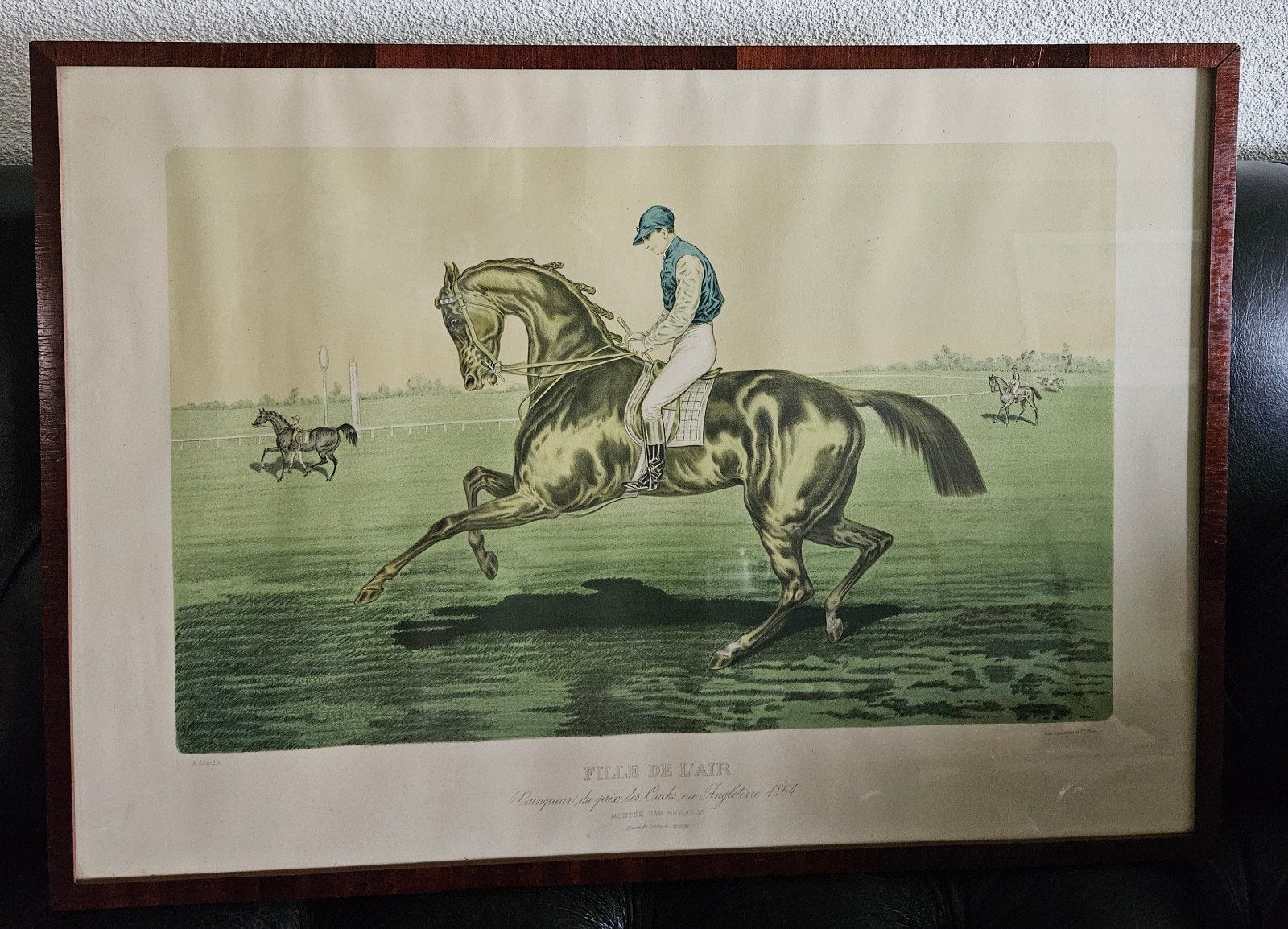 Kleurenlitho Fille de L'Air Albert Adam, Antiek en Kunst, Ophalen of Verzenden