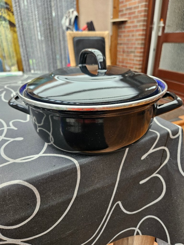 BK FORTALIT ZWARTE BRAADPAN, Ophalen, Zo goed als nieuw, Gietijzer