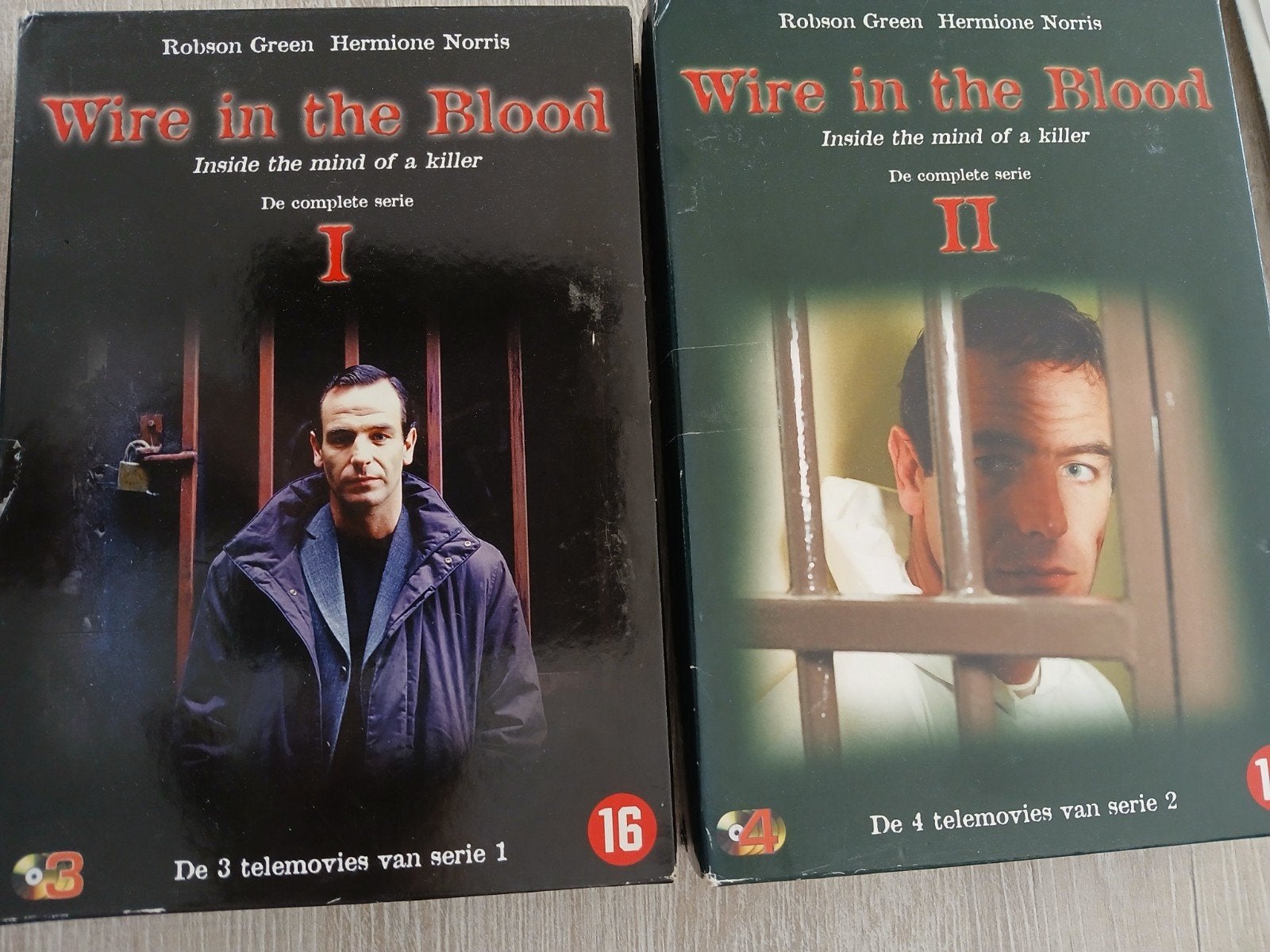 wire in blood  ( set serie 1& 2 ), Vanaf 16 jaar, Ophalen of Verzenden, Zo goed als nieuw, Actie en Avontuur