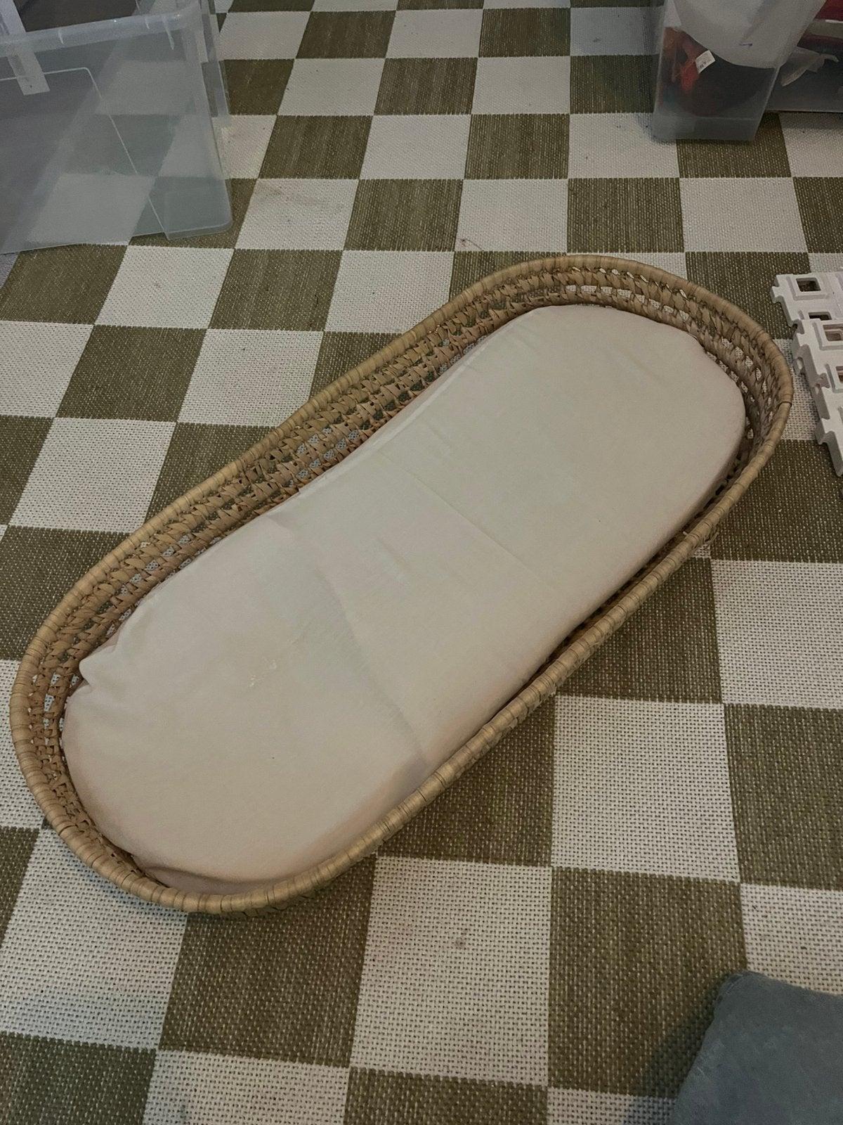 Verschoonmand mozesmand, Ophalen, Gebruikt