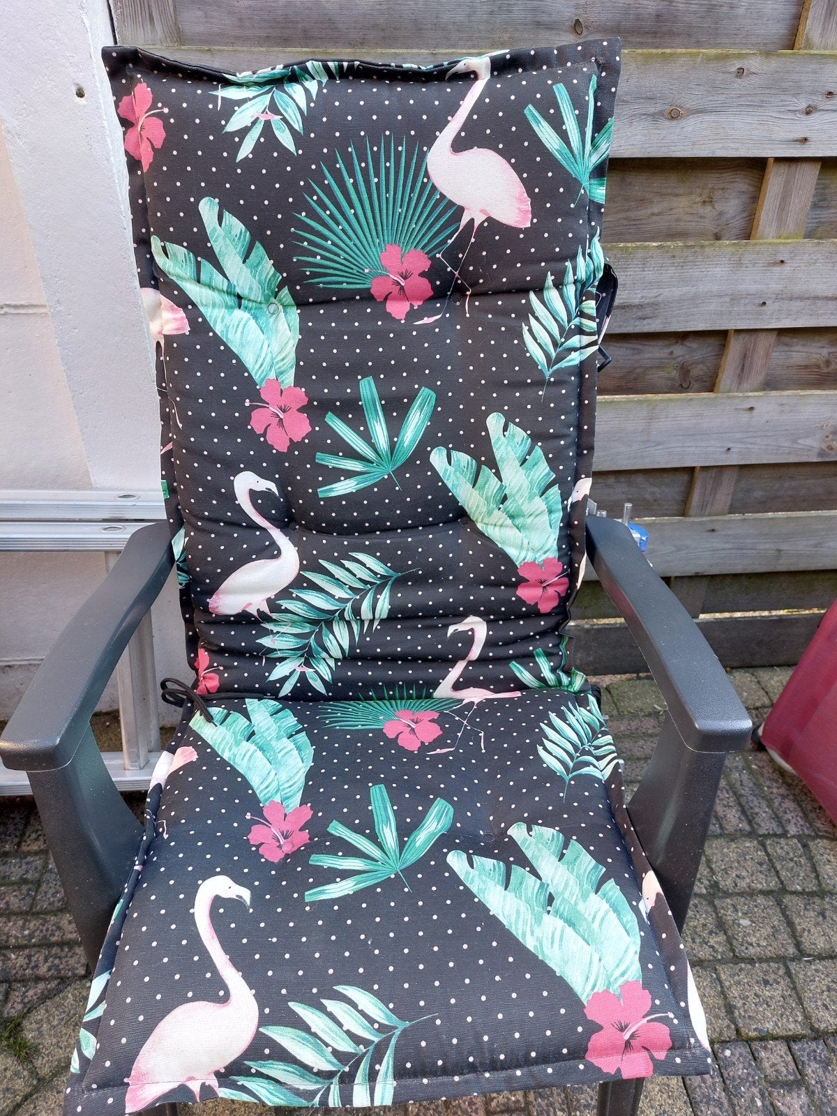 4 tuinstoel kussen, Tuin en Terras, Ophalen of Verzenden, Gebruikt