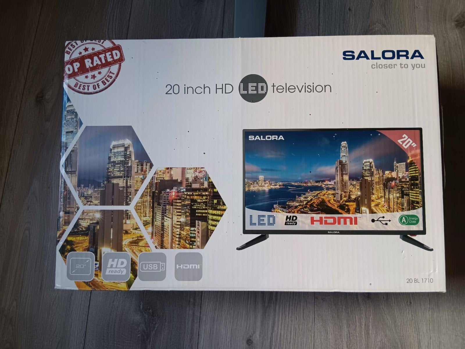 Salora 20 inch HD LED TV - Compacte Televisie, Overige merken, 50 Hz, HD Ready (720p), Ophalen of Verzenden