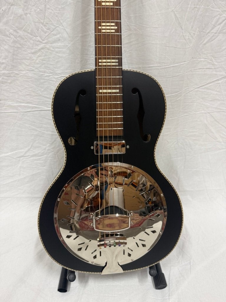 Recording King RPH‑R2‑MBK Guitar Resonator weg=weg prijs!!, Ophalen of Verzenden, Nieuw, Resonator- of Dobrogitaar, Met (piezo-)element