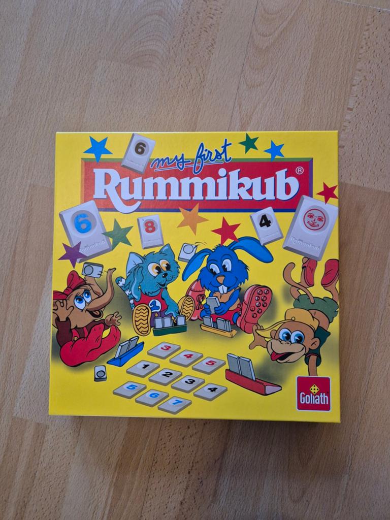 My first Rummikub, Hobby en Vrije tijd, Gezelschapsspellen | Bordspellen, Drie of vier spelers, Ophalen of Verzenden, Zo goed als nieuw