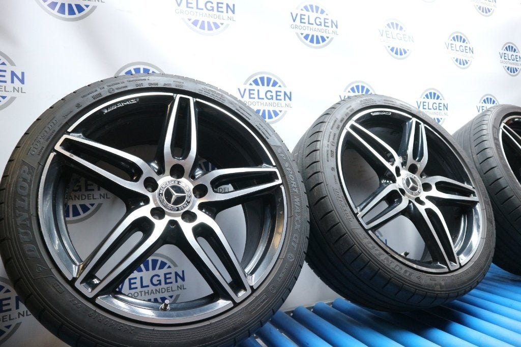 19 inch Mercedes E-klasse AMG velgen zomerset origineel, Banden en Velgen, Nvt, Personenwagen, Nvt