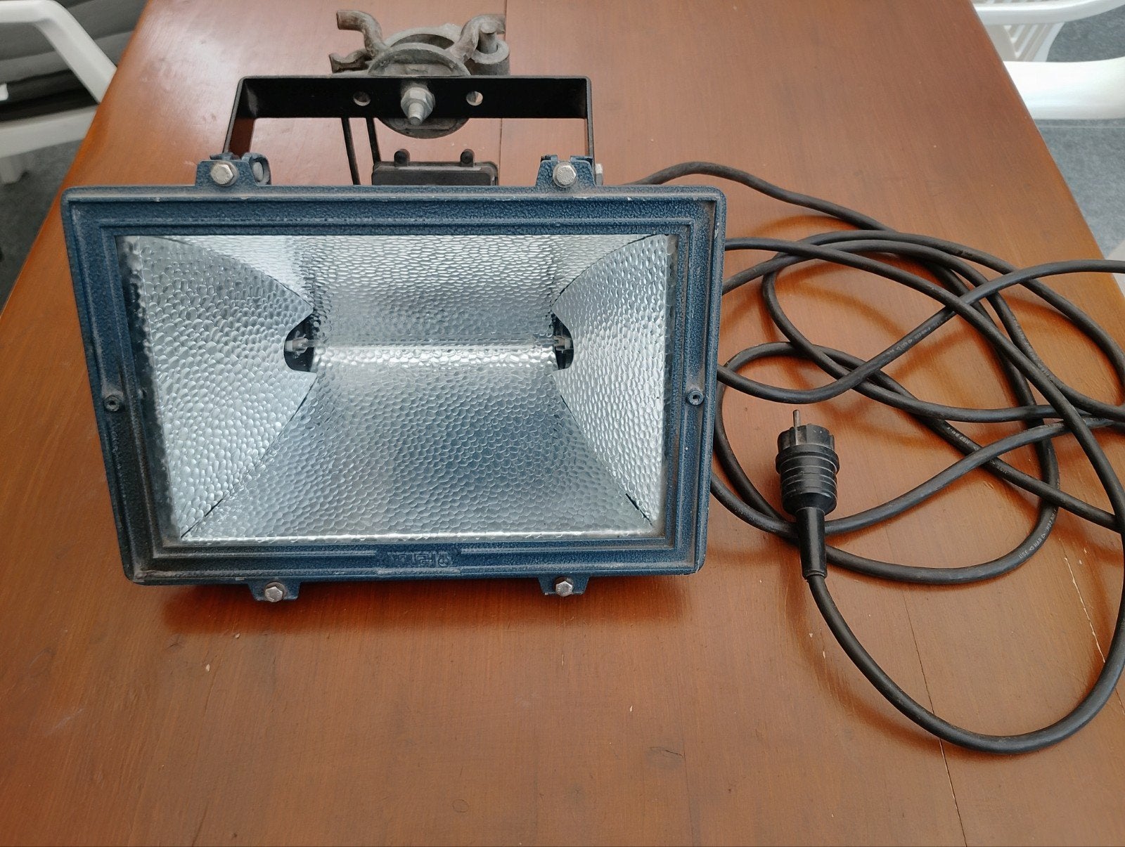 Aluminium Bouwlamp 1000W, Ophalen of Verzenden, Gebruikt, 500 watt of meer, Lamp met armatuur