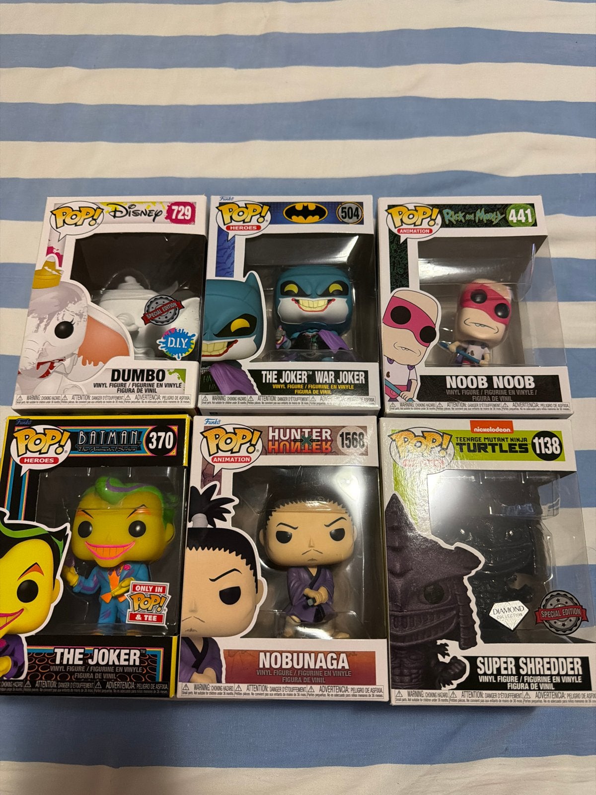 Funko Pop! Collectie: Dumbo, Joker, Noob Noob, Nobunaga, Ophalen of Verzenden, Nieuw