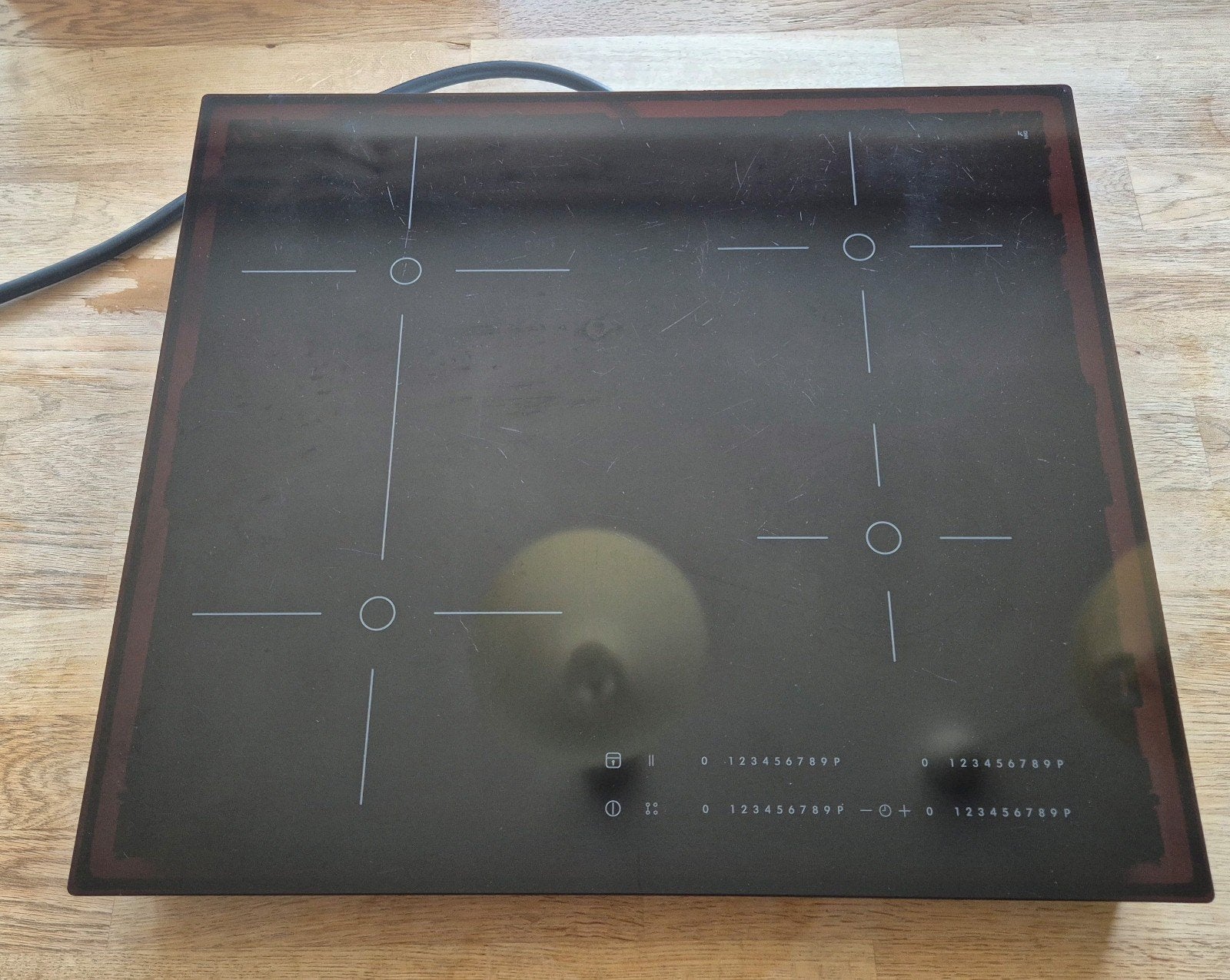 Ikea Smaklig inductiekookplaat - defect - glasplaat heel, Witgoed en Apparatuur, Kookplaten, Ophalen, 4 kookzones, Inbouw, Inductie