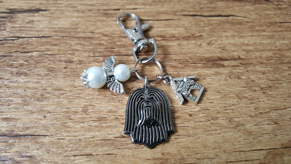 Sleutelhanger Havanezer met beschermengeltje NIEUW, Verzenden, Nieuw