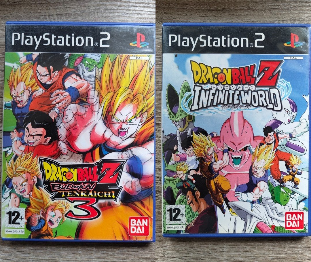Dragon Ball bundel! Budokai Tenkaichi 3 & Infinite World, Spelcomputers en Games, Games | Sony PlayStation 2, Gebruikt, Vechten