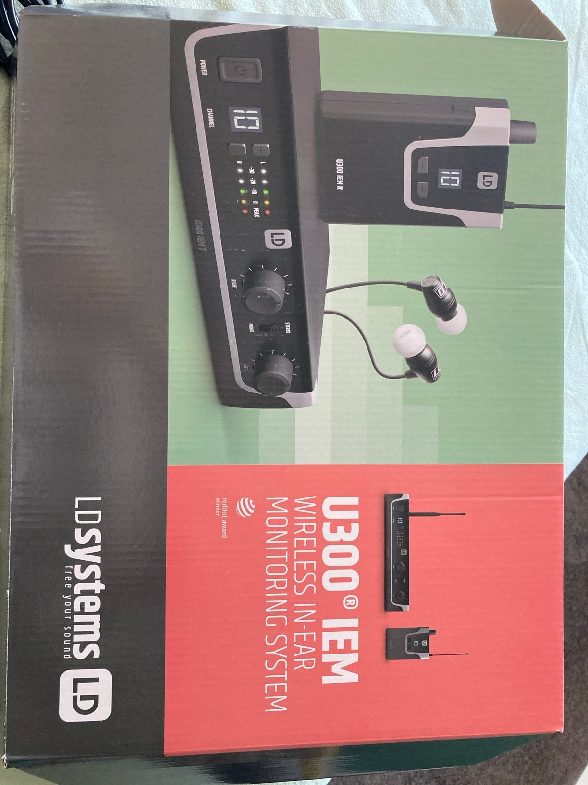 LD Systems U300 IEM Draadloos In-Ear Monitor Systeem, Ophalen of Verzenden, Nieuw