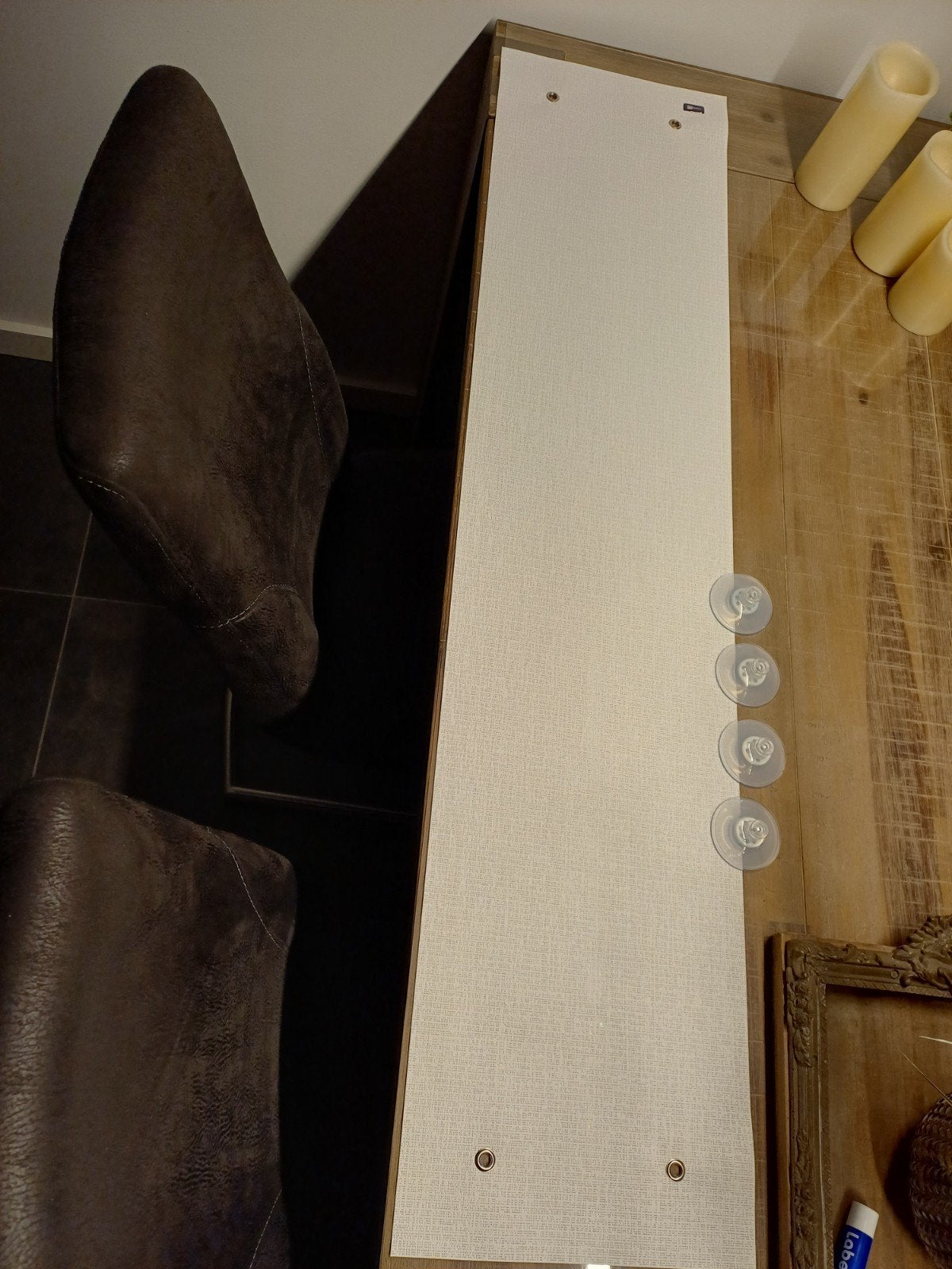 Novalux Zonwering Nieuw met 4 Zuignappen 1160x265, Overige typen, Nieuw, Ophalen of Verzenden, Minder dan 250 cm