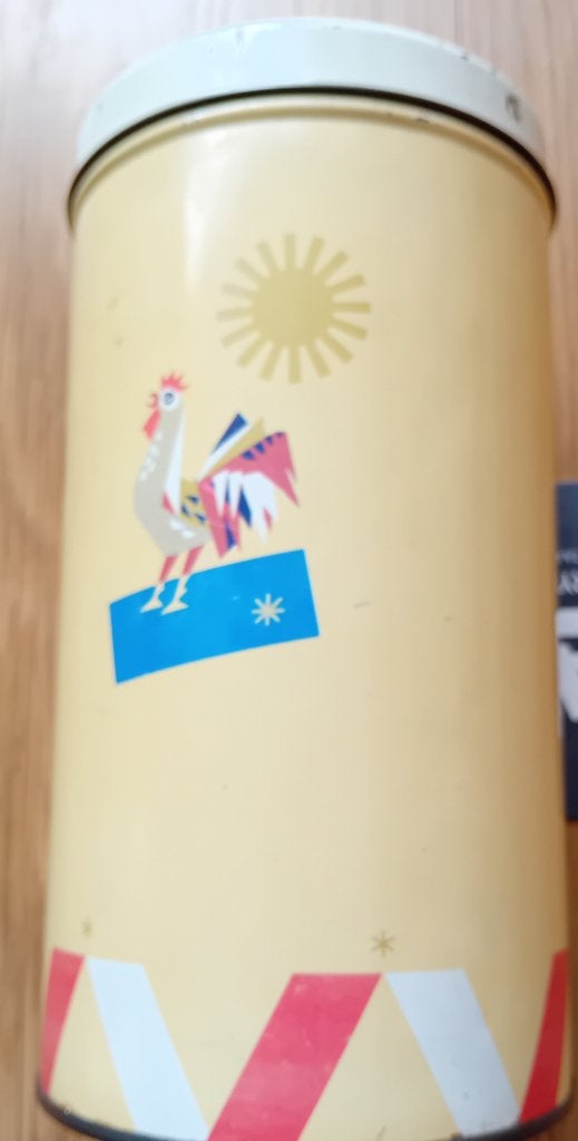 Blik beschuit vintage, Ophalen of Verzenden, Gebruikt, Beschuit, Overige merken