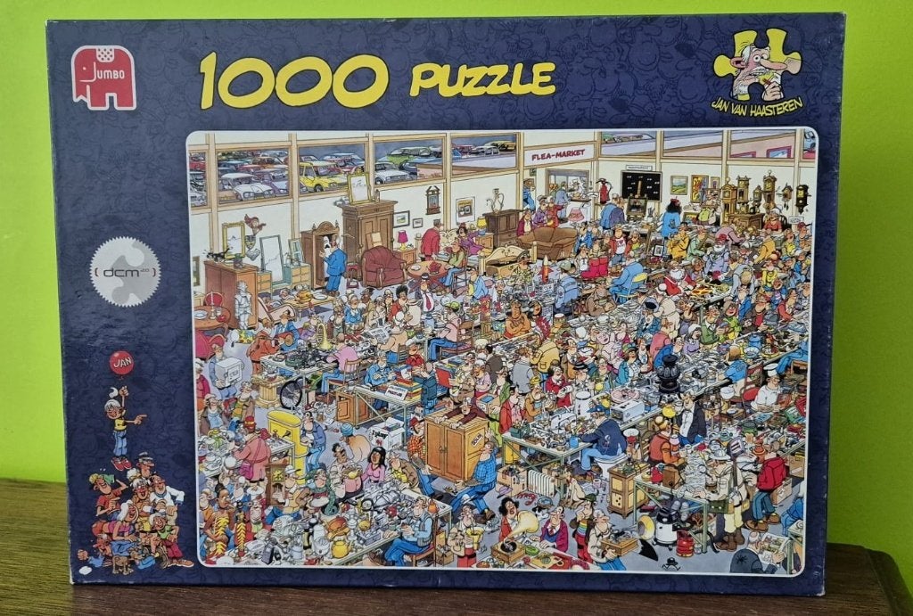 Jan van Haasteren (1000), Hobby en Vrije tijd, Ophalen, 500 t/m 1500 stukjes, Gebruikt, Legpuzzel