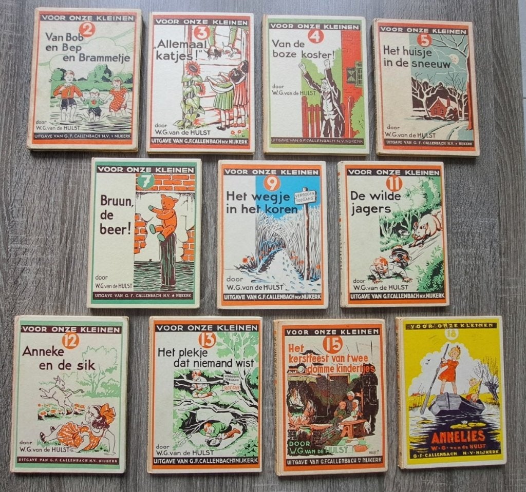 W.G. van de Hulst - Voor onze kleinen - 11 delen, Ophalen of Verzenden, Gelezen, W.G. van de Hulst, Fictie algemeen