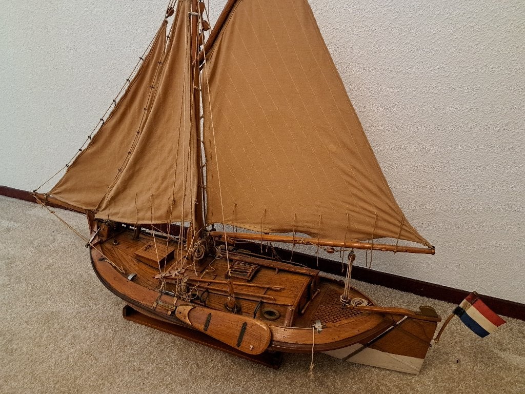 Zeilschip handgemaakt, Ophalen, Gebruikt, Schaalmodel