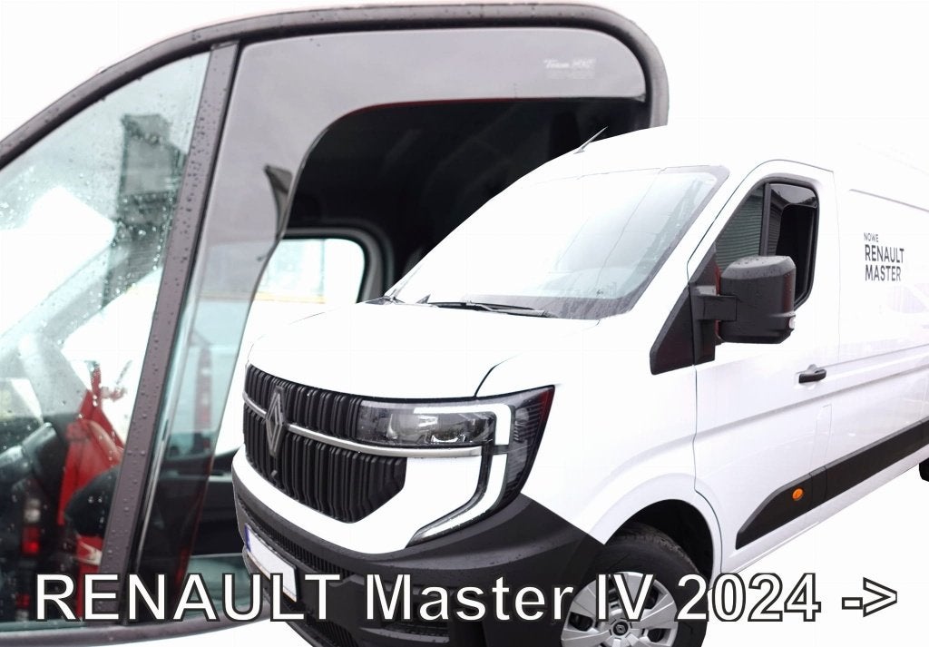 Renault Master zijwindschermen raamspoilers donkere fenders, Ophalen of Verzenden, Nieuw