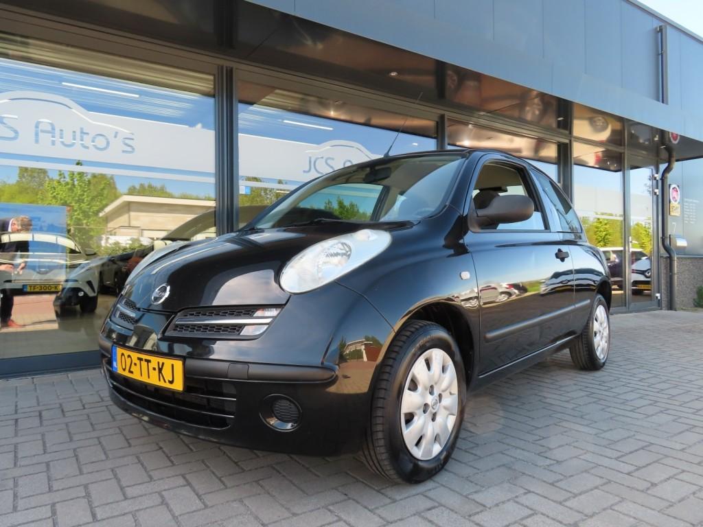 Nissan MICRA 1.2 Visia Airco Elektrisch Pakket 2007, Auto's, Gebruikt, 4 cilinders, Zwart, Origineel Nederlands