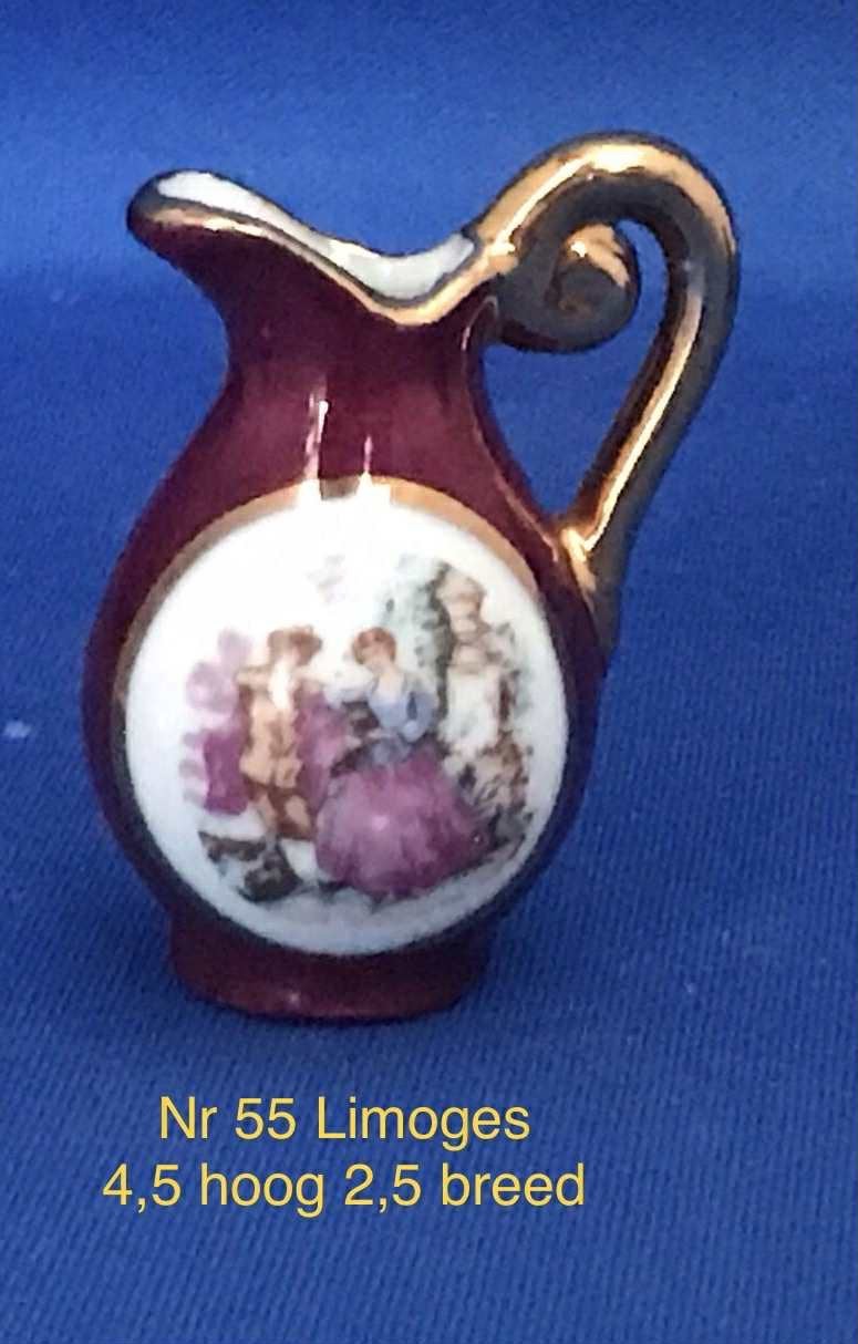 Limoges Miniatuur Kannetje, Ophalen of Verzenden, Zo goed als nieuw, Porselein, Beeldje(s)