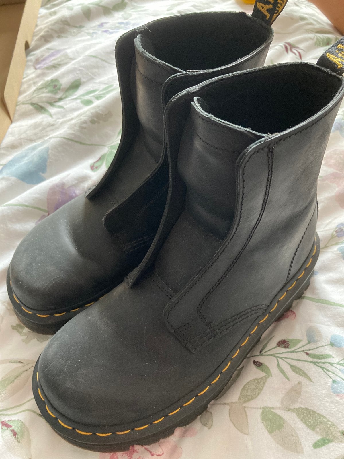 Dr martens zebzag maat 38, Kleding | Dames, Schoenen, Zo goed als nieuw, Lage of Enkellaarzen, Zwart, Ophalen of Verzenden